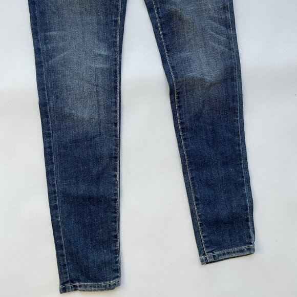 Guess Women’s Super High Rise Skinny Jeans Blue Size 24 - Picture 3 of 13